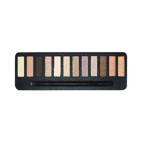 W7 Beat It Natural Nudes Eye Colour Palette ดับเบิ้ลยูเซเว่น บีท อิท เนเจอรัล นู้ดส์ อาย คัลเลอร์ พาเลตต์ อายแชโดว์โทนนู้ดชมพูและน้ำตาลทอง 12 เฉดสีในตลับเดียว