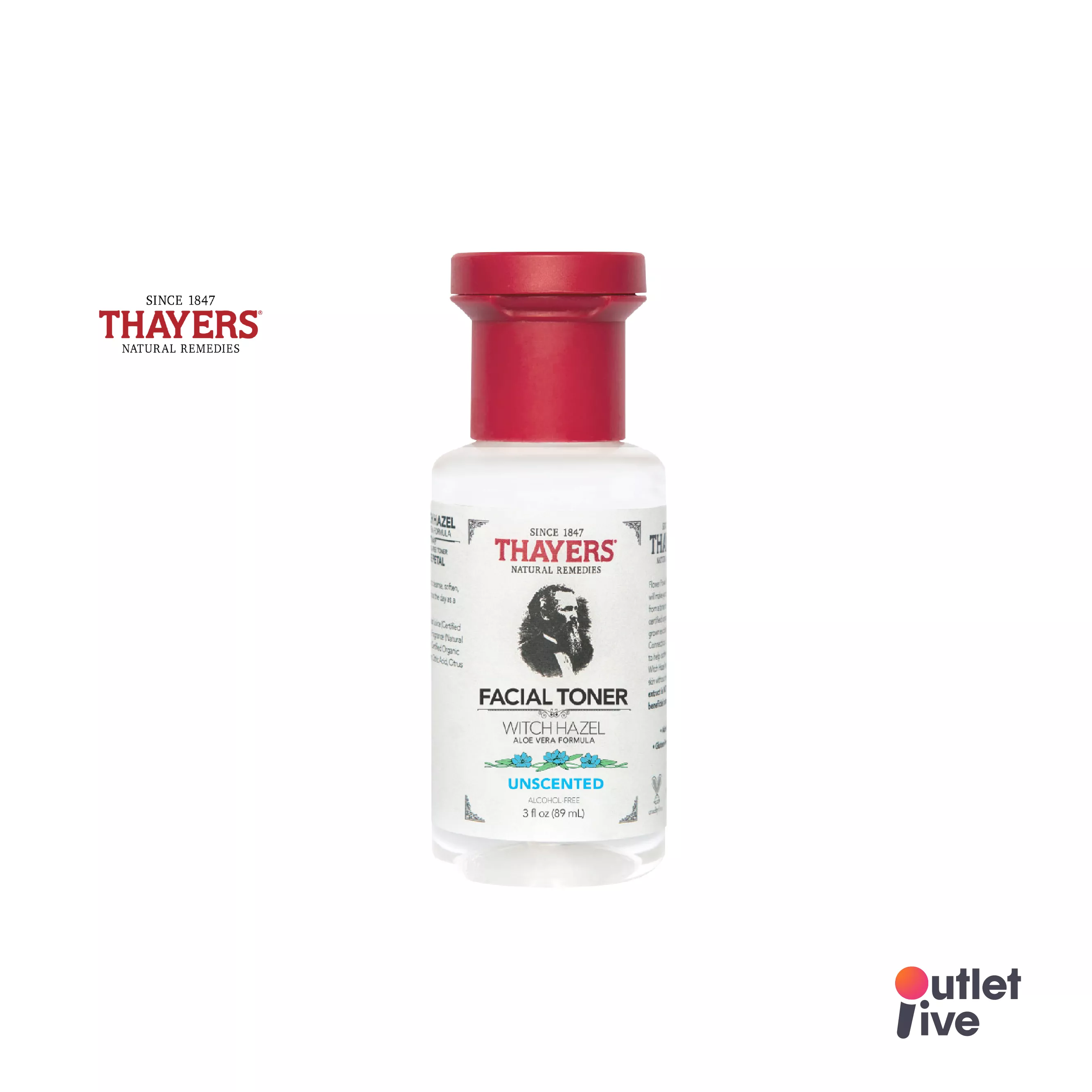 [ฟรีค่าส่ง] 🚒 THAYERS Unscented Witch Hazel Toner 89ml. ผลิตภัณฑ์โทนเนอร์จากธรรมชาติ สูตรลดปัญหาสิว จุดด่างดำ น้ำมันส่วนเกิน ไม่มีแอลกอฮอล์