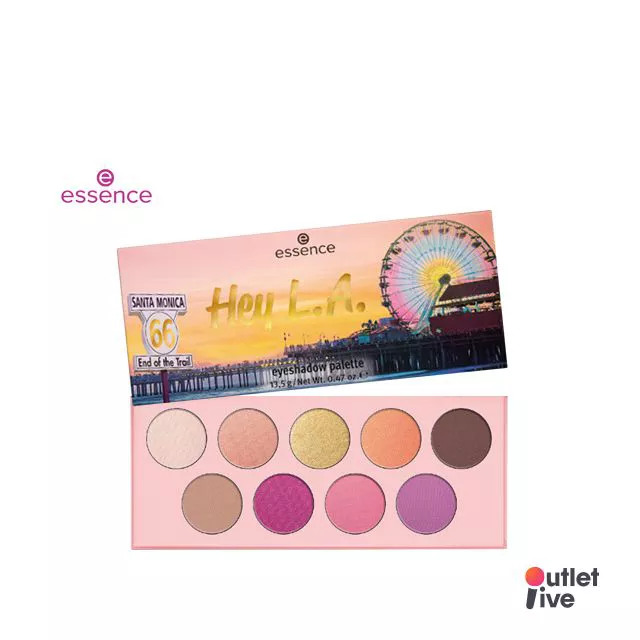 ESSENCE Hey L.A. Eyeshadow Palette เอสเซนส์ เฮย์ แอลเอ อายแชโดว์ พาเลตต์ 9 เฉดสี ติดทนนานตลอดวัน #06