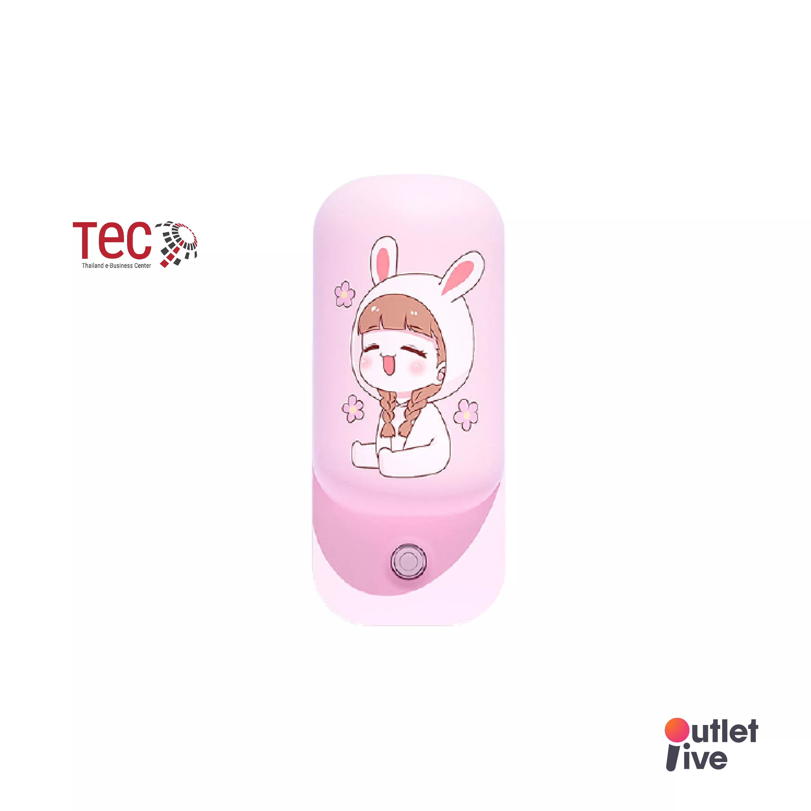 EMIE FACIAL SPRAYER Moisturizing serum diffuser เครื่องพ่นเซรั่มบำรุงผิว อนุภาคน้ำนาโน (ลาย Huahua Meow Rabbit)